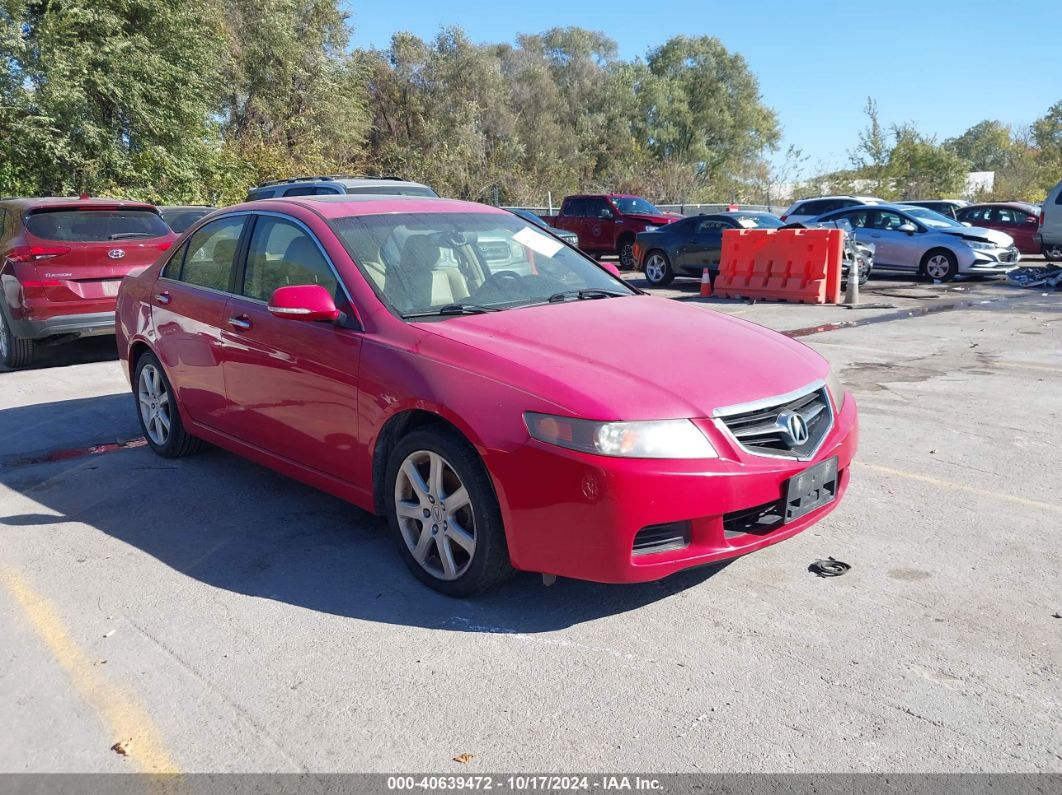 2004 ACURA TSX Red  Gasoline JH4CL96964C034946 photo #1