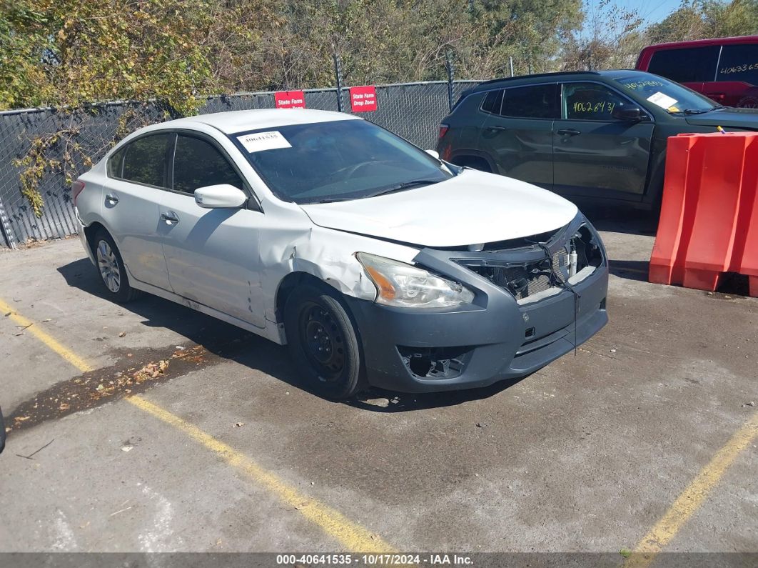 2013 NISSAN ALTIMA 2.5 S White  Gasoline 1N4AL3AP4DN546095 photo #1