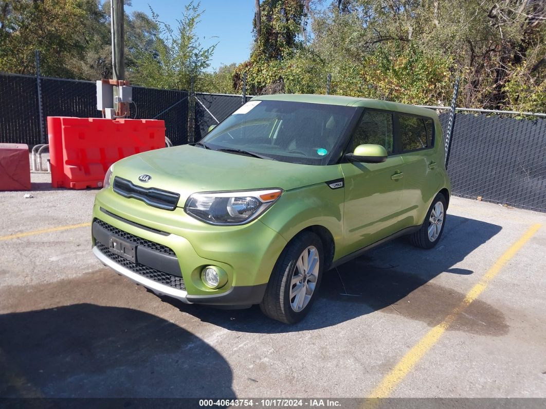 2017 KIA SOUL + Green  Gasoline KNDJP3A50H7876792 photo #3