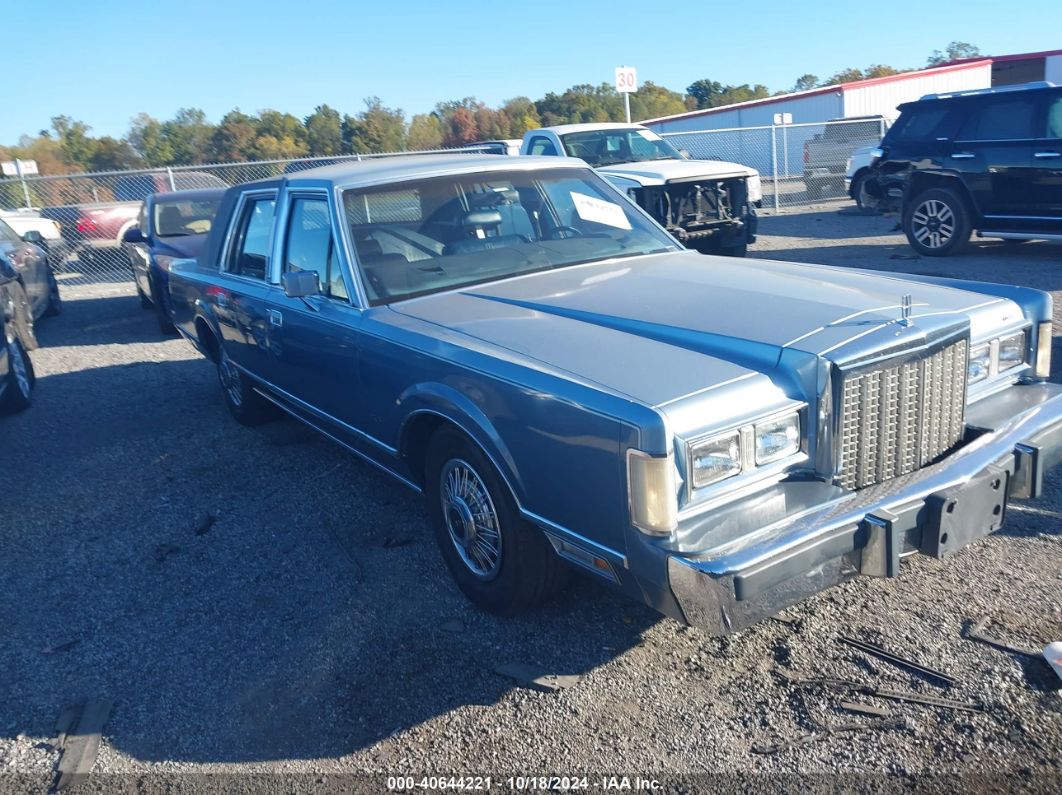 1985 LINCOLN TOWN CAR Blue  Gasoline 1LNBP96F0FY701258 photo #1