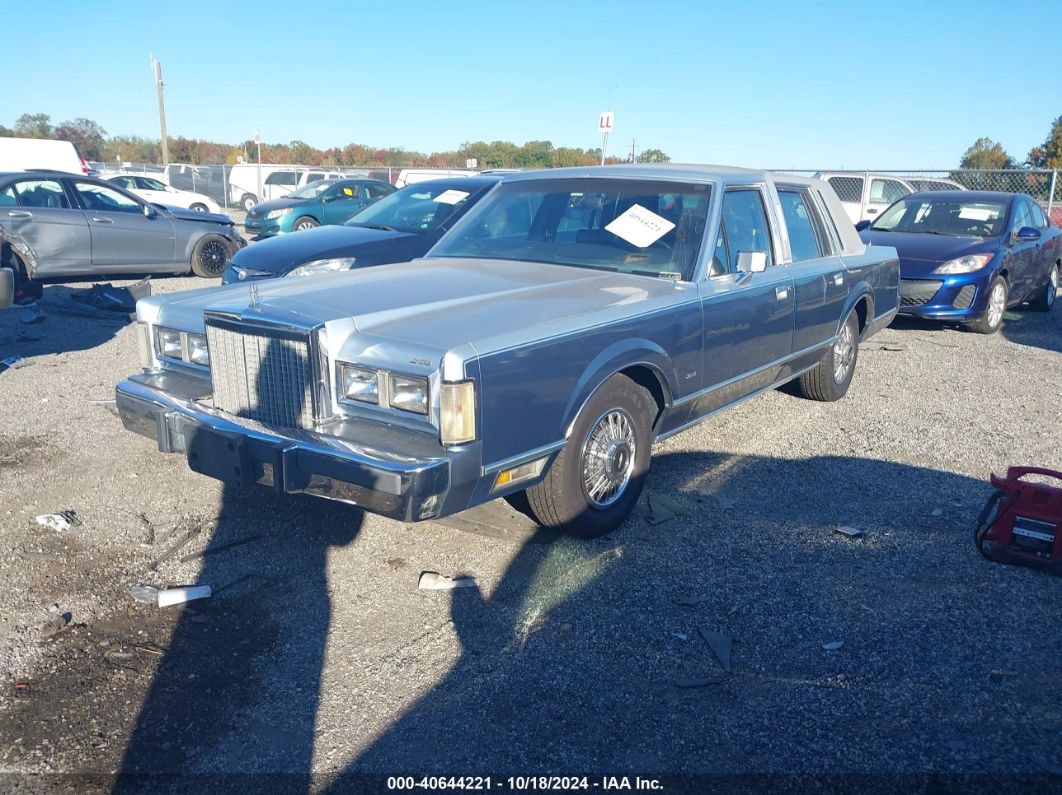 1985 LINCOLN TOWN CAR Blue  Gasoline 1LNBP96F0FY701258 photo #3