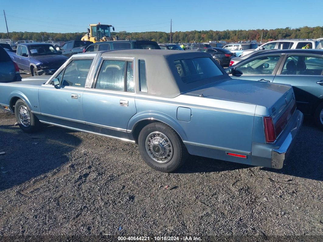 1985 LINCOLN TOWN CAR Blue  Gasoline 1LNBP96F0FY701258 photo #4