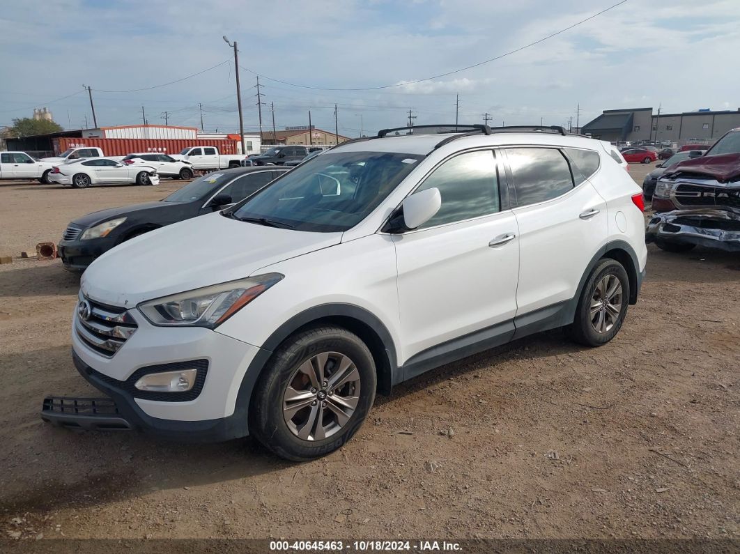 2015 HYUNDAI SANTA FE SPORT 2.4L White  Gasoline 5XYZU3LB4FG300802 photo #3