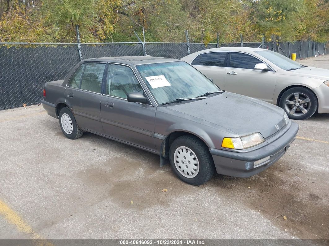 1990 HONDA CIVIC LX Silver  Gasoline 1HGED3651LL006814 photo #1