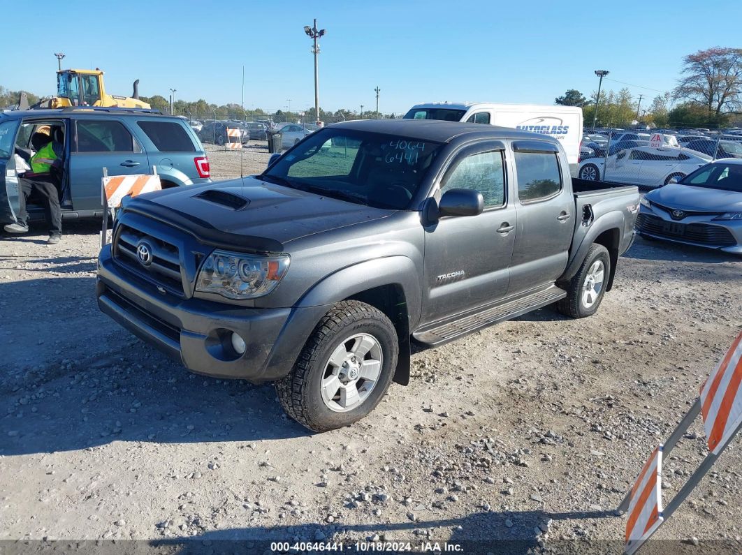 2009 TOYOTA TACOMA DOUBLE CAB Gray  Gasoline 3TMLU42N09M034743 photo #3