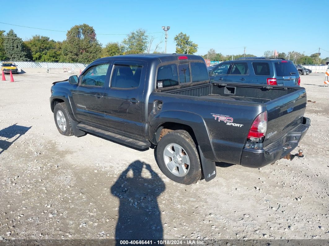 2009 TOYOTA TACOMA DOUBLE CAB Gray  Gasoline 3TMLU42N09M034743 photo #4