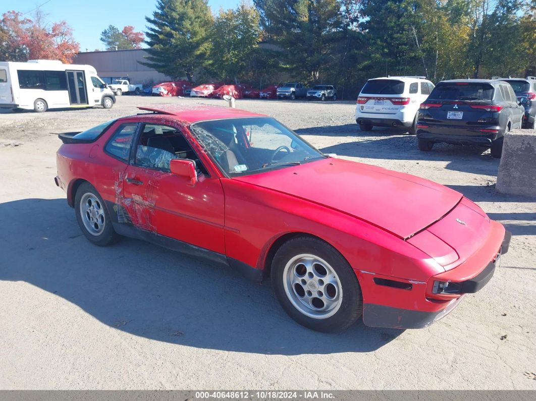 1986 PORSCHE 944 Red  Gasoline WP0AA0945GN454247 photo #1