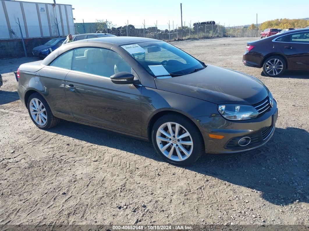 2012 VOLKSWAGEN EOS KOMFORT Gray  Gasoline WVWBW7AH2CV007642 photo #1