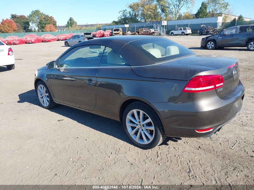 2012 VOLKSWAGEN EOS KOMFORT Gray  Gasoline WVWBW7AH2CV007642 photo #4