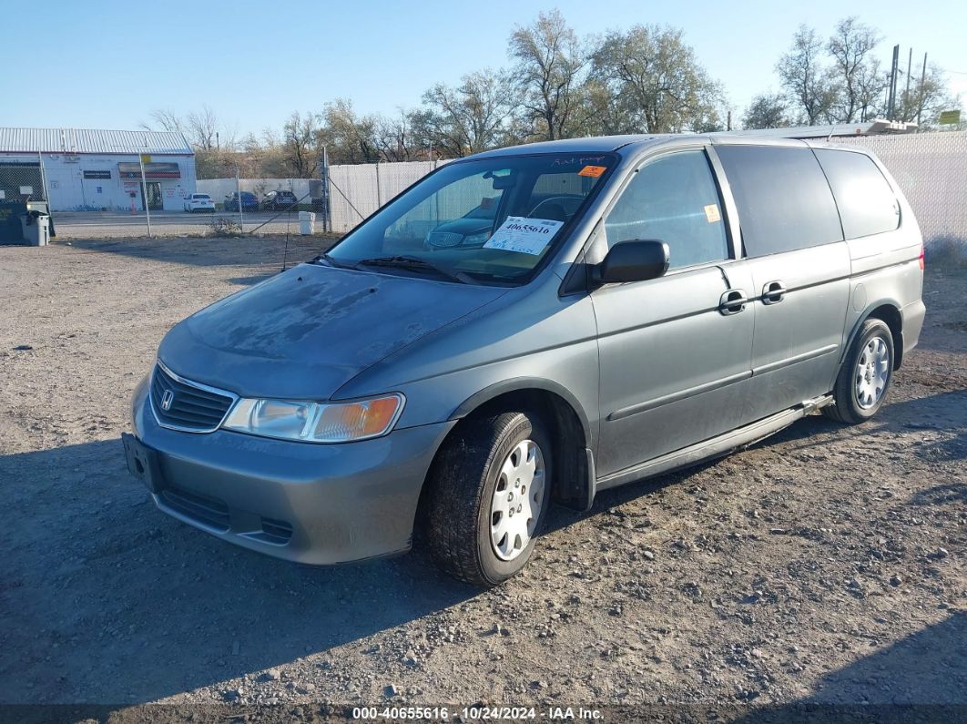 2000 HONDA ODYSSEY LX Gray  Gasoline 2HKRL185XYH516840 photo #3