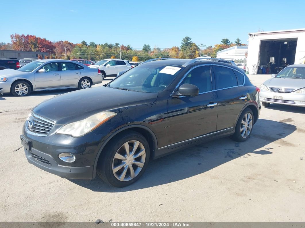 2010 INFINITI EX35 JOURNEY Black  Gasoline JN1AJ0HR5AM754996 photo #3