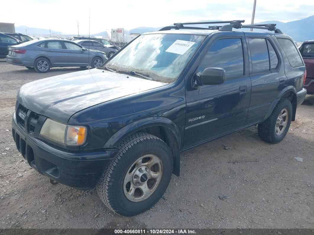 2004 ISUZU RODEO S 3.5L V6 Black  Gasoline 4S2DM58Y244305810 photo #3