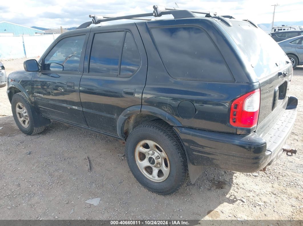 2004 ISUZU RODEO S 3.5L V6 Black  Gasoline 4S2DM58Y244305810 photo #4