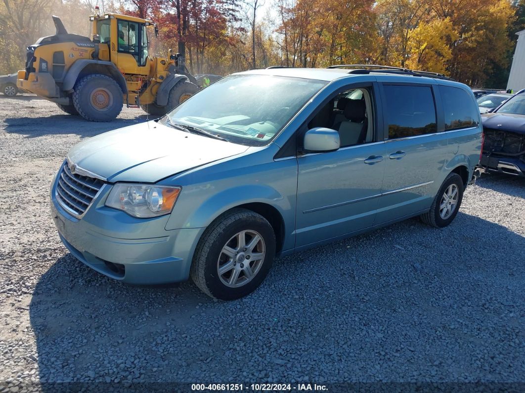 2010 CHRYSLER TOWN & COUNTRY TOURING PLUS Light Blue  Gasoline 2A4RR8D1XAR391965 photo #3