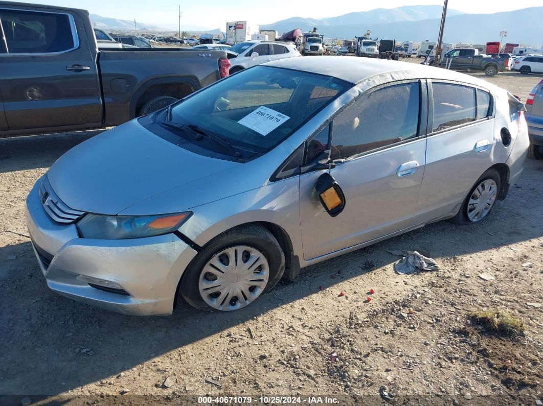 2010 HONDA INSIGHT LX Silver  Hybrid JHMZE2H59AS035886 photo #3