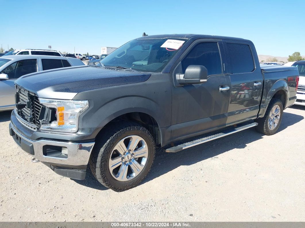 2020 FORD F-150 XLT Gray  Gasoline 1FTEW1E46LFA04500 photo #3