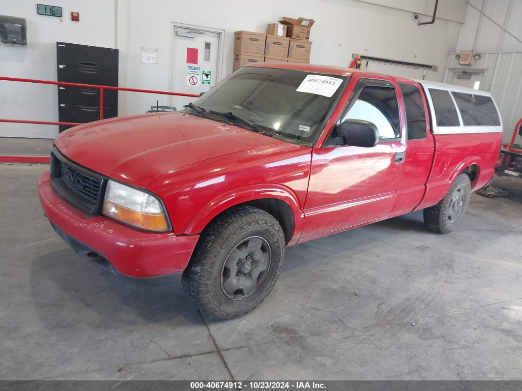 2000 GMC SONOMA SLS Red  Gasoline 1GTDT19W4Y8235441 photo #3