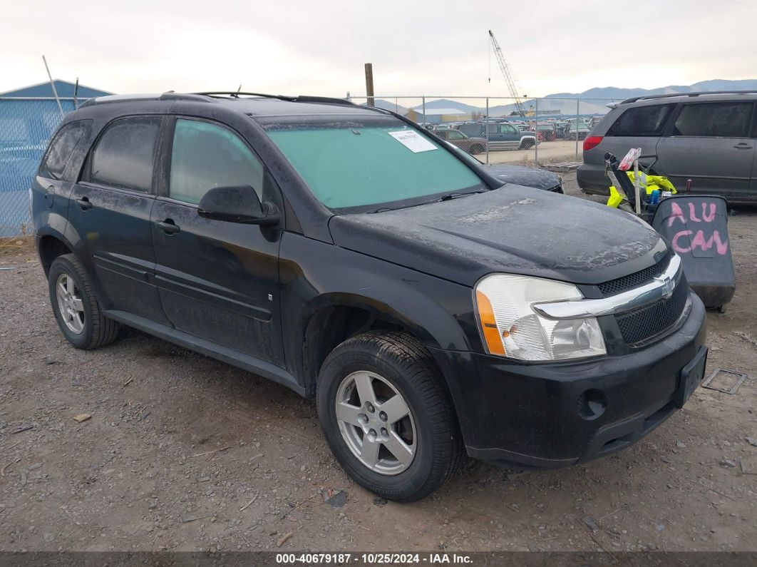 2008 CHEVROLET EQUINOX LT Black  Gasoline 2CNDL43F986076346 photo #1