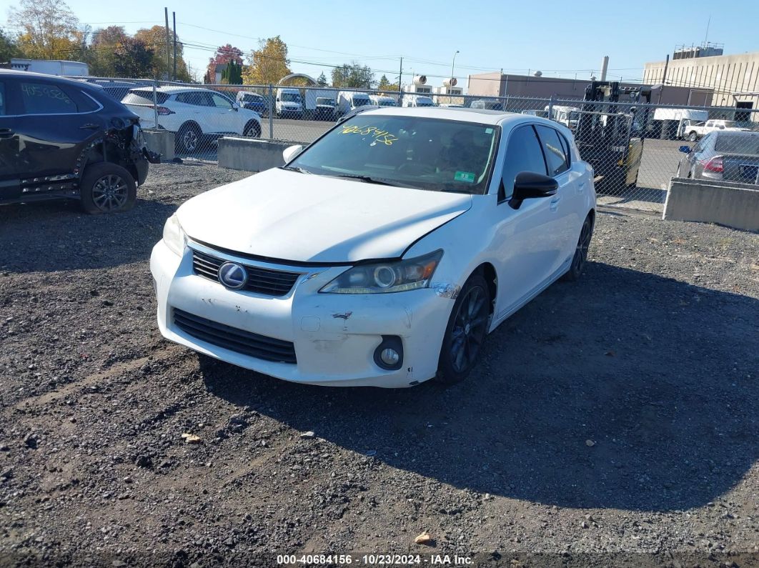 2013 LEXUS CT 200H White  Hybrid JTHKD5BH7D2147597 photo #3