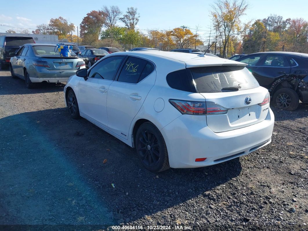 2013 LEXUS CT 200H White  Hybrid JTHKD5BH7D2147597 photo #4