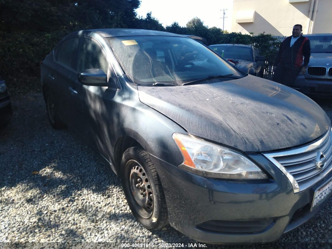 2014 NISSAN SENTRA SV Black  Gasoline 3N1AB7AP8EY266854 photo #1