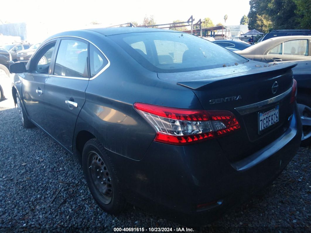 2014 NISSAN SENTRA SV Black  Gasoline 3N1AB7AP8EY266854 photo #4