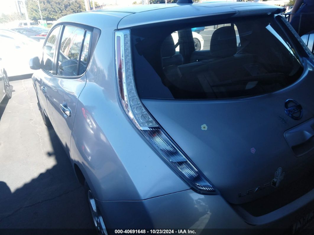 2012 NISSAN LEAF SL Gray  Electric JN1AZ0CP5CT022133 photo #4