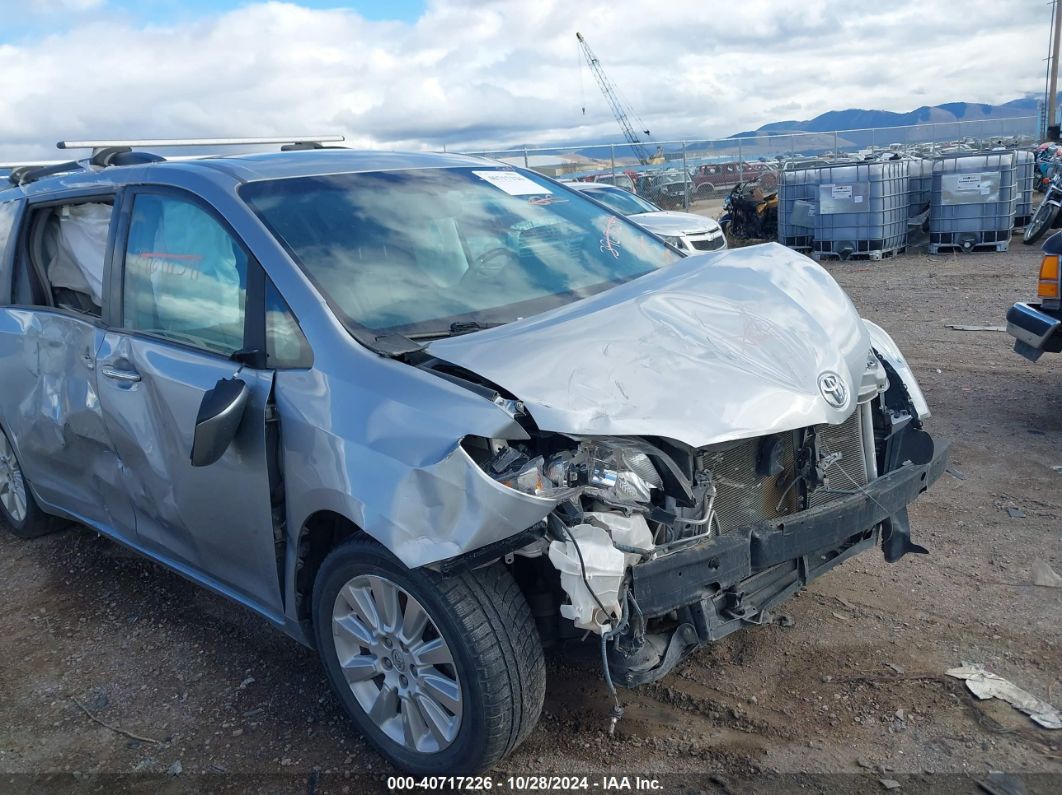 2014 TOYOTA SIENNA LIMITED 7 PASSENGER Silver  Gasoline 5TDDK3DC9ES083093 photo #1