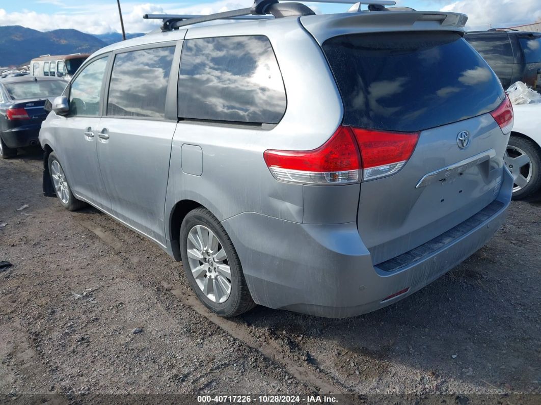 2014 TOYOTA SIENNA LIMITED 7 PASSENGER Silver  Gasoline 5TDDK3DC9ES083093 photo #4