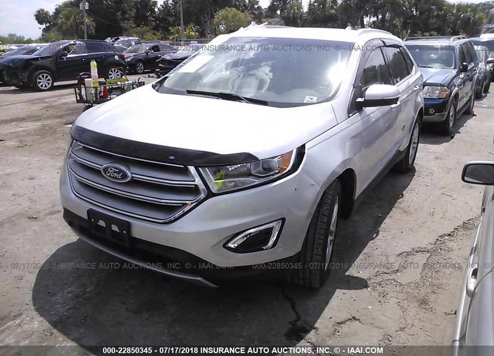 2015 FORD EDGE TITANIUM VIN: 2FMTK3K83FBB24939