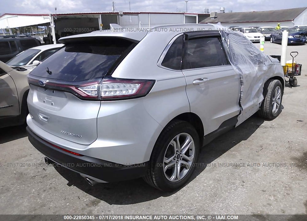 2015 FORD EDGE TITANIUM VIN: 2FMTK3K83FBB24939