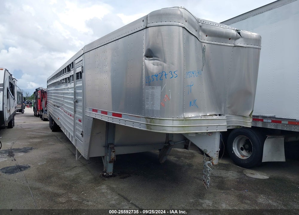 2013 FEATHERLITE LIVESTOCK TRAILER VIN: 4FGB24032DC130414