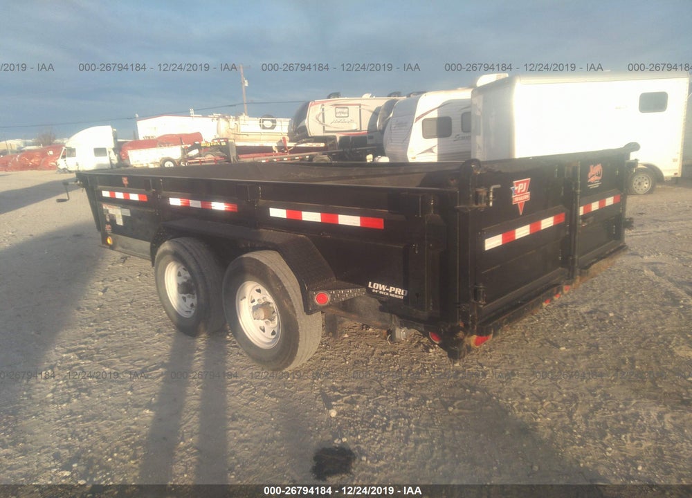 2018 PJ TRAILERS DUMP TRAILER VIN: 4P5DL1428J1290936