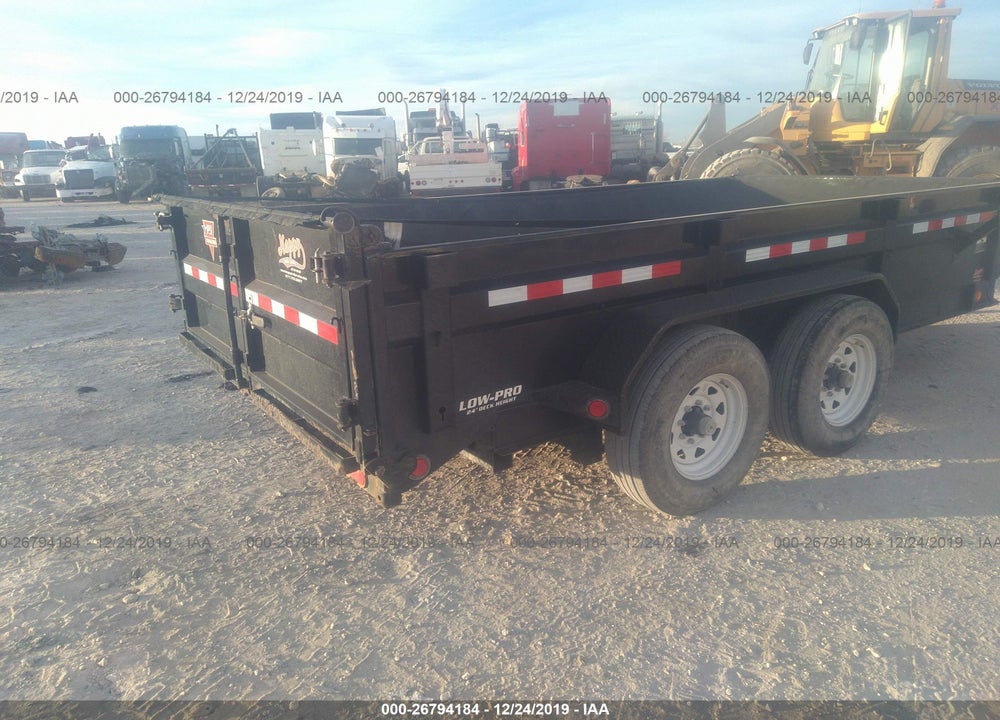 2018 PJ TRAILERS DUMP TRAILER VIN: 4P5DL1428J1290936
