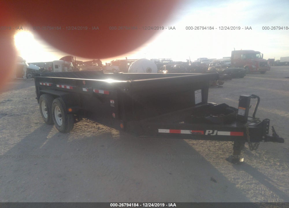 2018 PJ TRAILERS DUMP TRAILER VIN: 4P5DL1428J1290936