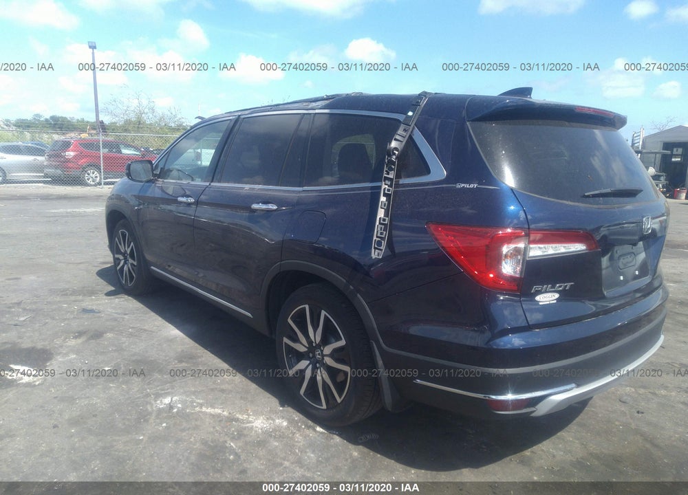 2019 HONDA PILOT TOURING VIN: 5FNYF5H62KB040687
