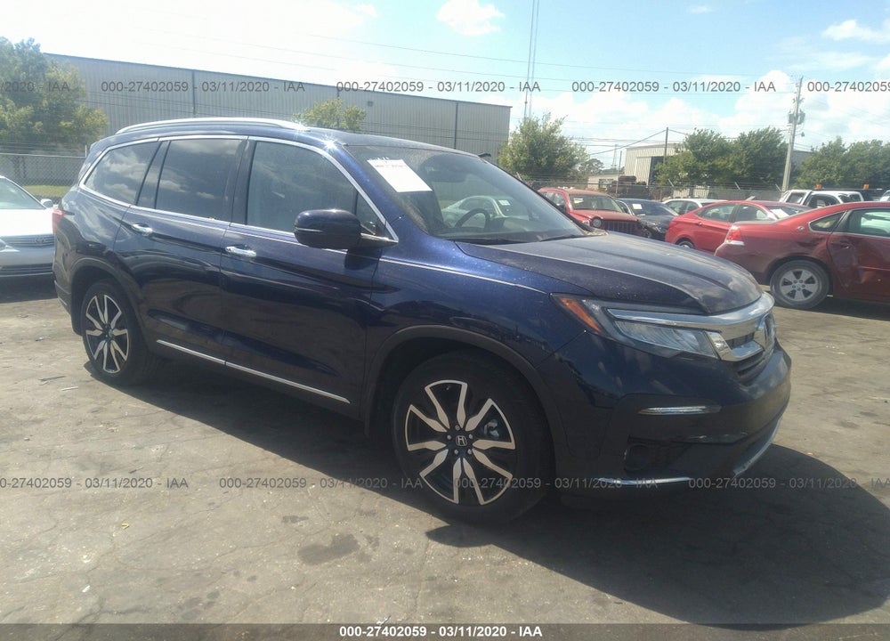2019 HONDA PILOT TOURING VIN: 5FNYF5H62KB040687