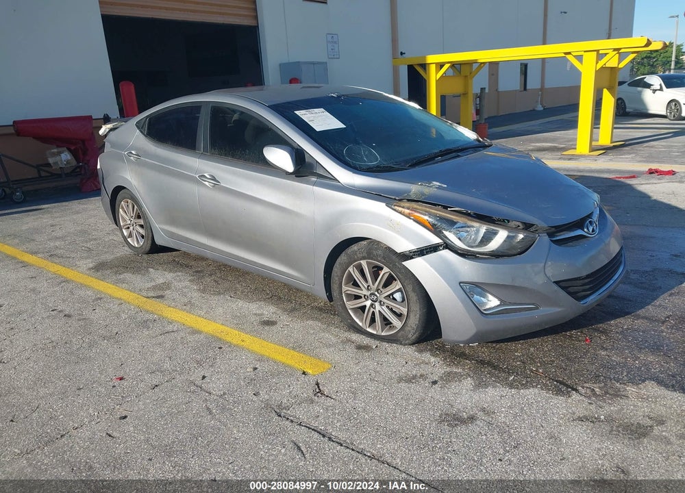 2015 HYUNDAI ELANTRA SE VIN: 5NPDH4AE6FH637112
