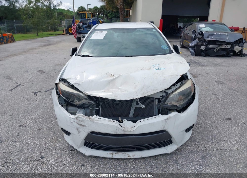 2016 TOYOTA COROLLA LE VIN: 5YFBURHE1GP520872