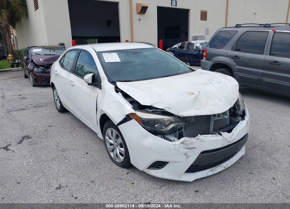 2016 TOYOTA COROLLA LE VIN: 5YFBURHE1GP520872