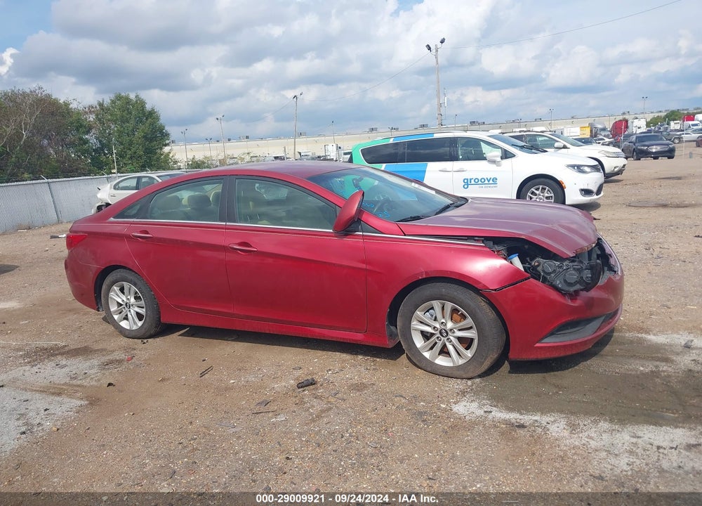 2014 HYUNDAI SONATA GLS VIN: 5NPEB4AC3EH947236
