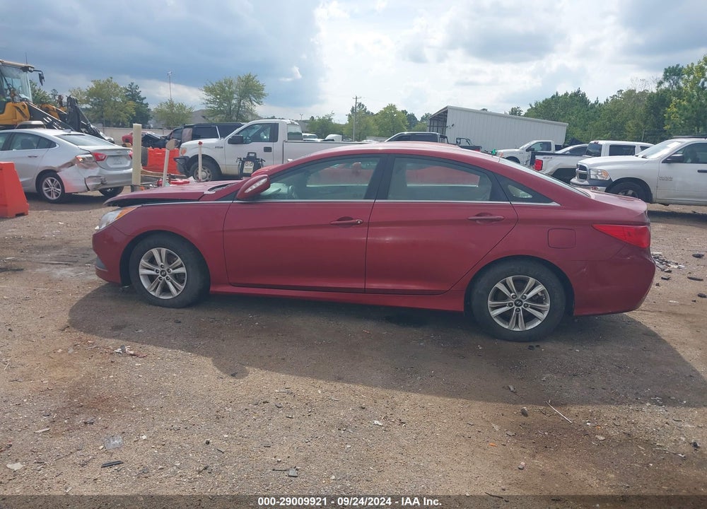 2014 HYUNDAI SONATA GLS VIN: 5NPEB4AC3EH947236