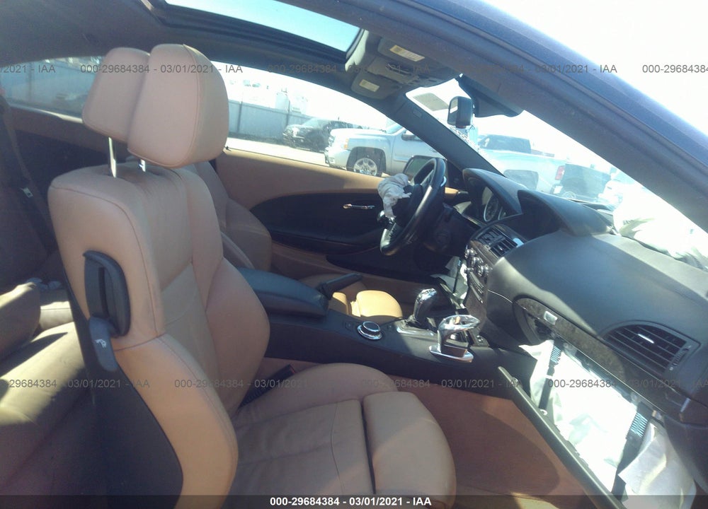 2008 BMW 6 SERIES VIN: WBAEA53598CV91461