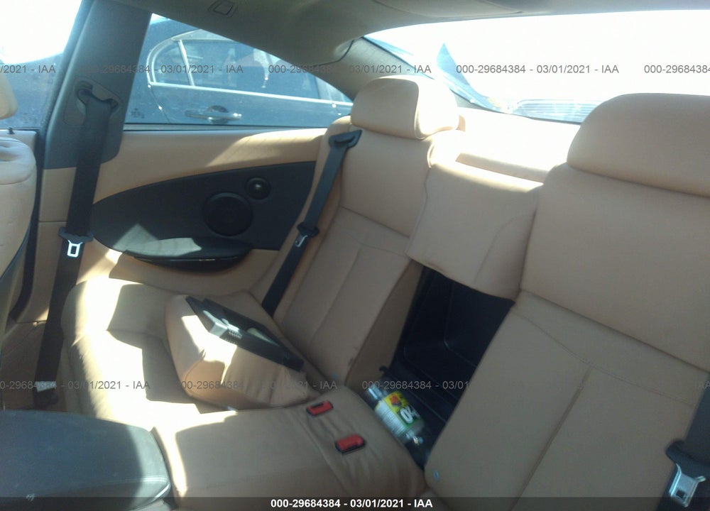 2008 BMW 6 SERIES VIN: WBAEA53598CV91461