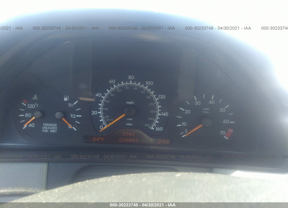 1997 MERCEDES-BENZ E-CLASS BASE (A5) VIN: WDBJF55F2VA383582