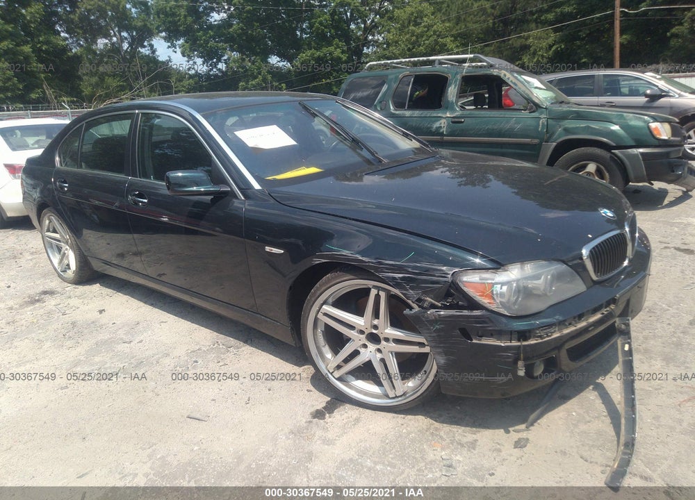 2006 BMW 750LI VIN: WBAHN83586DT25603