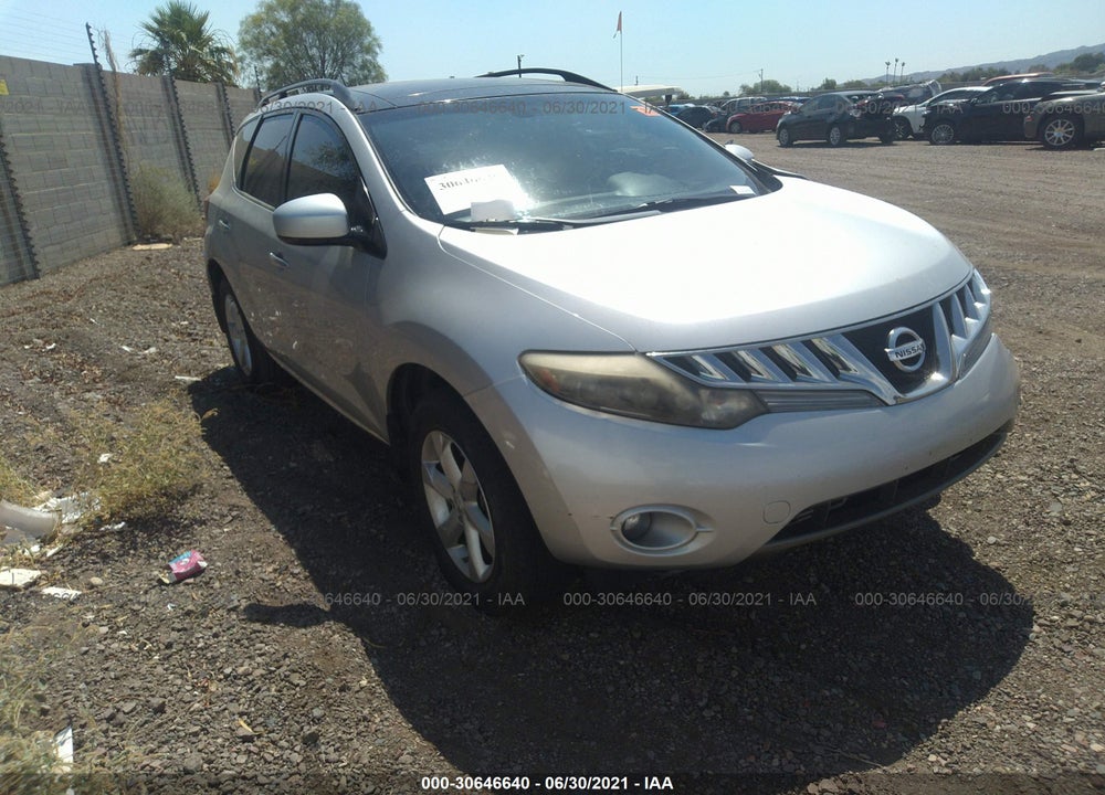 2009 NISSAN MURANO VIN: JN8AZ18U49W008155