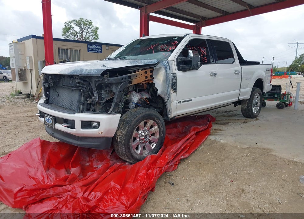 2019 FORD F-250 PLATINUM VIN: 1FT7W2BT4KED80191