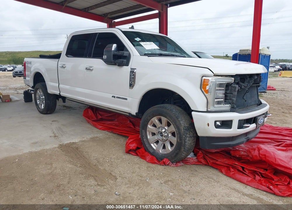 2019 FORD F-250 PLATINUM VIN: 1FT7W2BT4KED80191