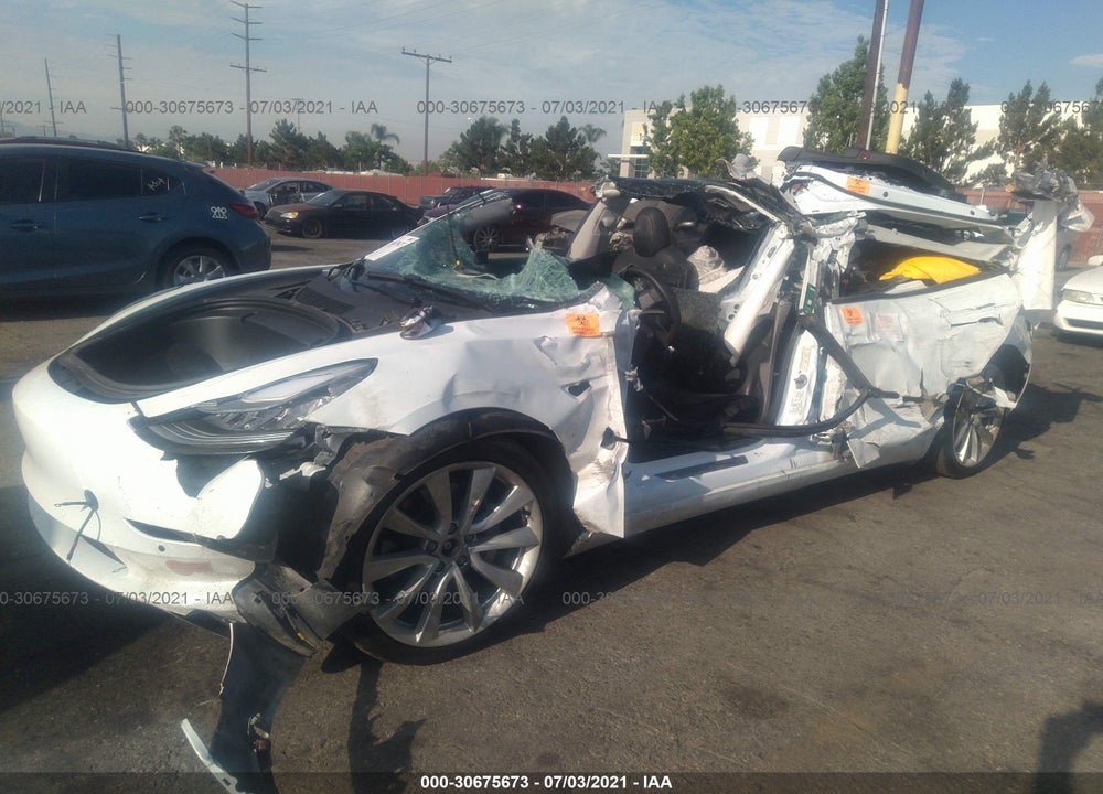 2019 TESLA MODEL 3 PERFORMANCE/LONG RANGE VIN: 5YJ3E1EBXKF512626